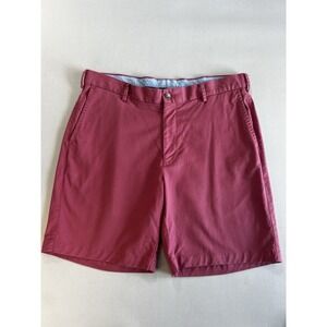 Peter Millar Golf Shorts Men's Sz 34 Peach Chino